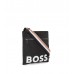 Hugo Boss Recycled-nylon envelope bag with printed logo 4021417519752 Black