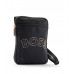 Hugo Boss Logo neck pouch in structured nylon with seasonal pattern 4063535023322 Black