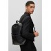 Hugo Boss Faux-leather backpack with framed logo 4063536086210 Black