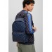 Hugo Boss Recycled-fabric backpack with all-over monograms 4063536392373 Blue Patterned