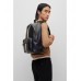 Hugo Boss Faux-leather backpack with signature-stripe trim 4063536392588 Black