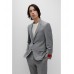 Hugo Boss Slim-fit suit in wool-blend cloth 50474846-021 Grey