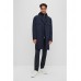 Hugo Boss Water-repellent relaxed-fit coat with zip-up inner 50479338-404 Dark Blue