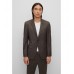 Hugo Boss Slim-fit suit in performance virgin-wool serge 50479561-210 Brown