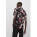 Hugo Boss Relaxed-fit shirt in digitally printed poplin 50484363-687 light pink