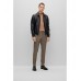 Hugo Boss Wool-blend trousers with micro pattern 50484826-271 Beige