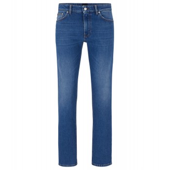 Hugo Boss Regular-fit jeans in blue comfort-stretch denim 50488587-435 Blue