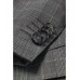 Hugo Boss Slim-fit suit in checked stretch virgin wool 50489349-041 Silver