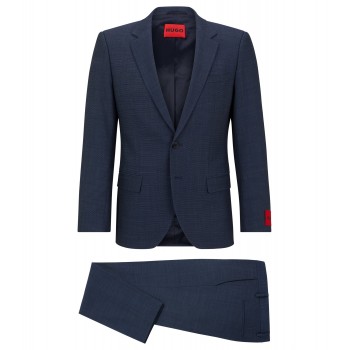 Hugo Boss Slim-fit suit in stretch twill 50495717-405 Dark Blue