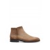 Hugo Boss Suede ankle boots with embossed logo 50496132-268 Beige