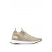 Hugo Boss Structured-knit sock trainers with branding 50498245-302 Beige