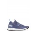 Hugo Boss Structured-knit sock trainers with branding 50498245-413 Blue