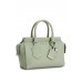Hugo Boss Grained-leather tote bag with branded padlock and tag 50481870 Light Green